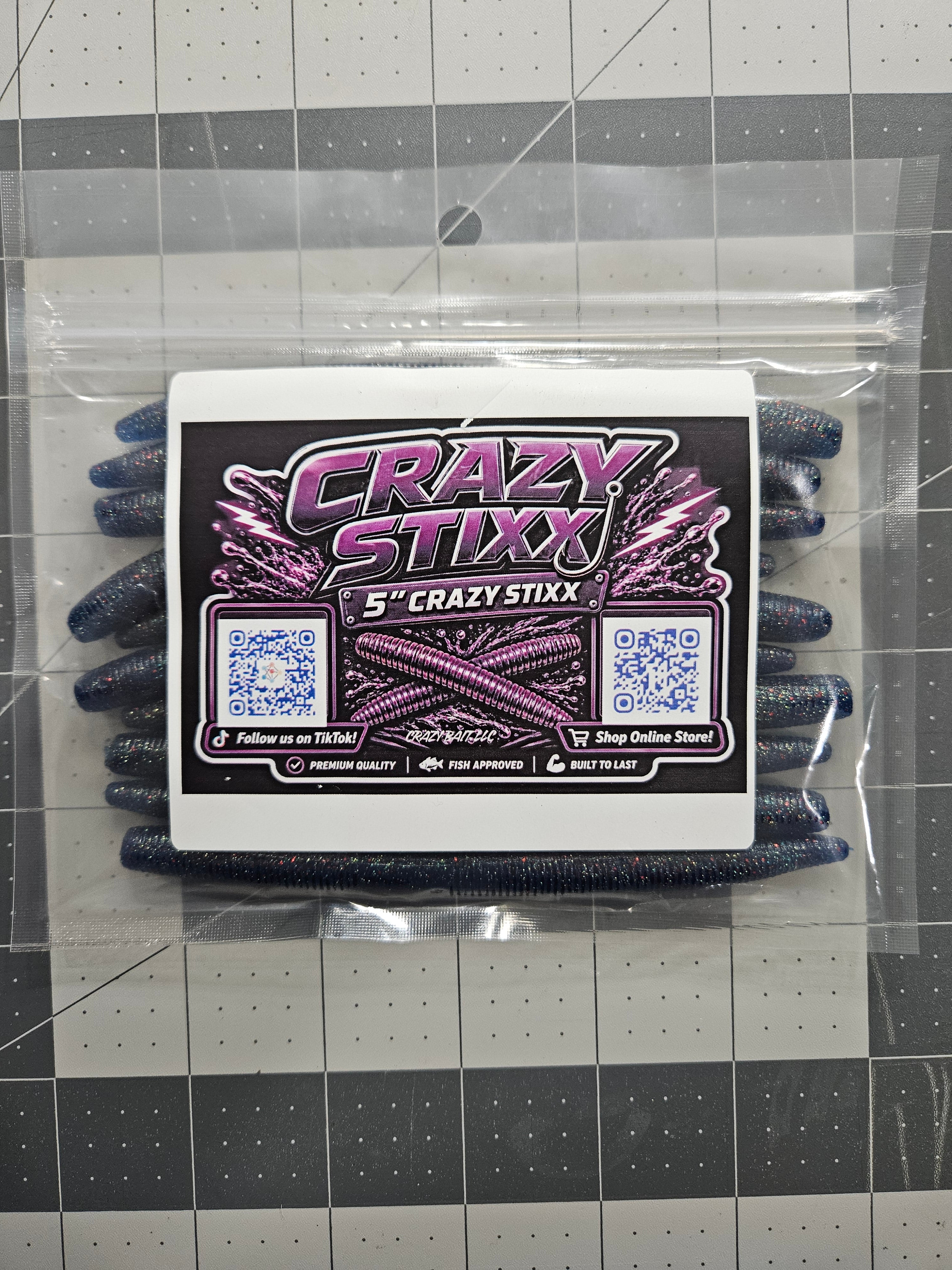 5" Crazy Stixx: Chinese Blueguill